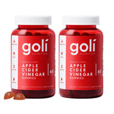 Goli ACV Gummies : bouteille de 60 gommes faciles à emporter.