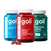 Goli Ashwagandha KSM-66, bouteille—soutien potentiel au calme et à la concentration.