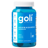 Goli Ashwagandha et vitamine D : gommes en boîte 60 pour routine pratique.