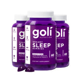 Goli Sommeil Doux : bouteille de gommes apaisantes favorisant une routine nocturne