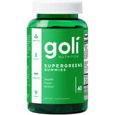 Goli Supergreens Gommes sur emballage, praticité pour votre routine quotidienne