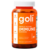 Goli Triple Action Immunité Gummies — bouteille pratique pour routine quotidienne.
