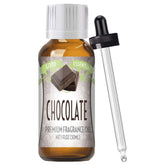 Good Essential Huile Chocolat, bouteille ambrée, parfum riche idéal pour diffusion et ambiance chaleureuse.