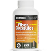 GoodMeds Psyllium Husk Capsules emballage pratique pour l'apport en fibres quotidien