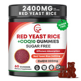 GORNVB gommes riz de levure rouge CoQ10 en bouteille, pratique pour le quotidien.