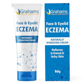Grahams Natural Crème Eczéma visage et yeux, application douce sur zones sensibles