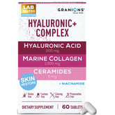 Granions acide hyaluronique 200 mg en bouteille, hydratation en profondeur