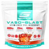 Granite Vaso Blast: vue du tube poudre, pompe sans stimulants, usage pré-entraînement