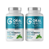 Great Oral Health Probiotiques menthe, boîte duo: haleine fraîche et bouche équilibrée.