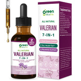 Gouttes GreenHerbVibe de valériane pour favoriser le sommeil.