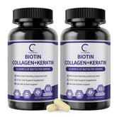 GPGP GreenPeople Biotine – capsules dans la bouteille, cheveux forts et ongles résistants.