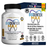 GREENVIFY BioDentex Max – bouteille et gélules visibles pour une prise quotidienne facile.