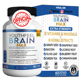 GREENVIFY YouthFeel Brain Max – bouteille montrant le design, soutien cognitif potentiel