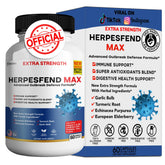 La bouteille GREENVIFY HerpesFend Max prête au soutien immunitaire.