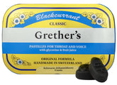 Grether's Pastilles Cassis dans une boite métallique pratique pour emporter