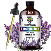 GV77ZF Lavande huile 120 ml — bouteille élégante préserve la fragrance naturelle.