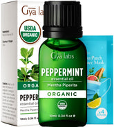 Huile essentielle de menthe pure Gya Labs, flacon 10 ml, revitalisante