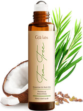 Roll-on Gya Labs huile arbre à thé pour soin rapide de la peau.
