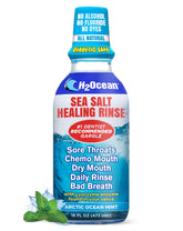 Bouteille H2Ocean Healing Rinse menthe arctique et présentation du produit