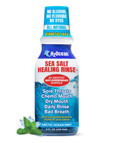 H2Ocean Healing Rinse, bouteille Menthe Océan Arctique, rafraîchit durablement l’haleine.