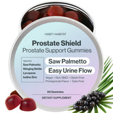 Habit + Habitat Prostate Shield Gummies – flacon pratique pour une routine quotidienne.