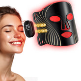 HALIDODO masque visage lumière rouge pour une peau plus lumineuse et uniforme.