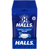 HALLS Mentho-Lyptus emballage réutilisable, pratique pour voyager.