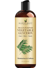Glycérine Handcraft Blends dans une bouteille 8oz pour bases faits maison hydratantes.