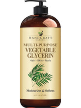 Handcraft Blends Glycérine végétale – bouteille prête pour versement et soins de peau.