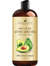 Huile avocat Handcraft Blends - bouteille presse froide pour peau