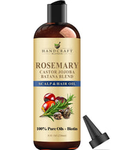 Handcraft Blends huile romarin — bouteille prête pour cheveux en santé