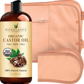 Handcraft Blends Pack Wrap, application confortable sur le cou avec huile de ricin.