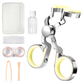 Appareil Haojiaho applicateur lentilles en action facilitant l’installation quotidienne.