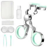 Haojiaho applicateur lentilles vert démonstration pratique pour mettre facilement les lentilles
