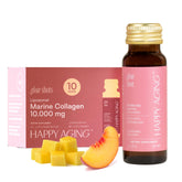 Glow Shot Happy Aging: bouteille indiquant l'hydratation de la peau