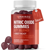 Gomme HAVASU NUTRITION oxydes nitriques avec L-arginine et betterave, soutien potentiel à l’endurance.
