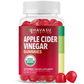 Gommes HAVASU NUTRITION au vinaigre de cidre dans le flacon, pratique pour la routine digestive.