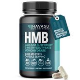 Bouteille HAVASU NUTRITION HMB 2000mg, soutien potentiel à la synthèse protéique musculaire.