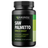 Bouteille HAVASU NUTRITION Sabale nain pour le soutien prostatique potentiel.