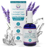 Spray Heal The Masses Lavande-Sauge, bouteille de 120 ml purifiant l'espace.