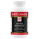 Health Concerns Astra Essence: bouteille ouverte prête pour soutenir énergie et concentration.