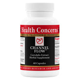 Health Concerns Channel Flow – bouteille de capsules prête à l’emploi, soutien musculaire et confort quotidien.