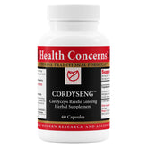 Health Concerns CordySeng — bouteille 60 capsules, soutien potentiel du système immunitaire.