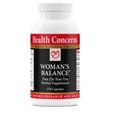 Health Concerns équilibre-femmes bouteille montrant l'emballage et le potentiel soutien hormonal.