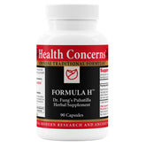 Bouteille Health Concerns Formula H évoquant un soutien potentiel à la circulation.
