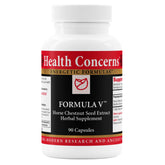 Health Concerns Formule V – Bouteille 90 capsules pour le soutien circulatoire.