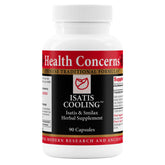 Health Concerns Isatis Cooling — bouteille montrant la formule pour immunité et détox naturelle.