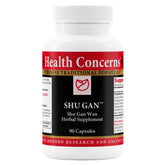 Health Concerns Shu Gan – Bouteille 90 capsules: soutien quotidien du foie et de la digestion.