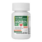 HealthA2Z Aspirine 81 mg – bouteille pratique pour les douleurs légères.