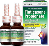 HealthA2Z Fluticasone : deux bouteilles visibles pour un usage quotidien pratique.